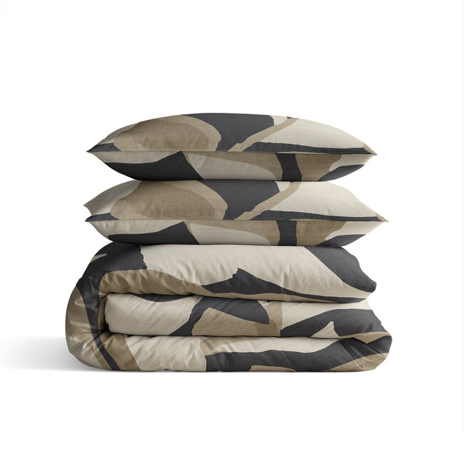 Sleeptime Graphic Garden Anthracite 200 × 200/220 - Duvet Cover