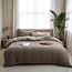 Sleeptime Pom Pom Bettbezug - Taupe - 200 × 220 cm