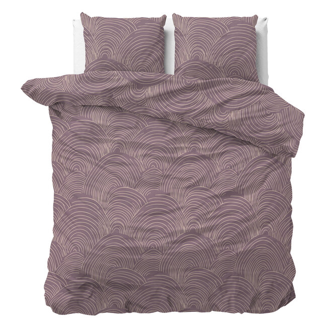 Sleeptime Dreamscape Bettwäsche - Violett - 240 × 200/220 cm