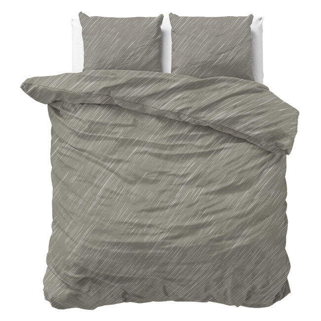 Sleeptime Mellow Stone gray 240 × 200/220 - Duvet Cover