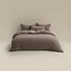 Sleeptime Pom Pom Bettbezug - Taupe - 200 × 220 cm
