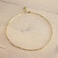 Stainless steel d-chain necklace - gold