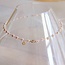 Daisies necklace - nude/gold - FI100