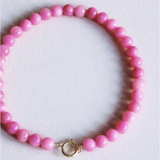 Natural stone bead necklace xl