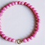 XL-Naturstein-Perlenkette - Fuchsia