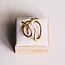 Koning Bamboe Statement Retro Ring - Gold