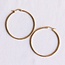 RVS creol 50mm 'basic' - goud