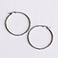 RVS creol 50mm 'basic' - zilver