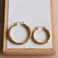 RVS ring maxi '40mm' – goud