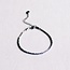 SA841: Stalen "twisted" armband klein - zilver