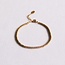 SA830: Stalen kralenarmband "Small" - goud