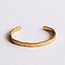 Koning Bamboe Bangle print - gold
