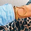 Koning Bamboe Armreif mit Muster - Gold