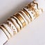 Bangle breed uitlopend - goud
