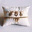 Koning Bamboe Beaded bracelet with hearts and mini pearl