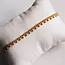 Enkelbandje armband met bolletjes - goud