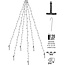 Fahnenmast-Lichterkette - 120 LEDs