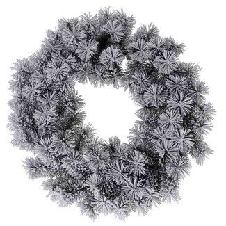 Christmas wreath - green with snow