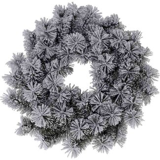 Weihnachtskranz - Grün mit Schnee