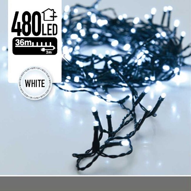 LED-Lichterkette - 480 LEDs - 36 m - Weiß