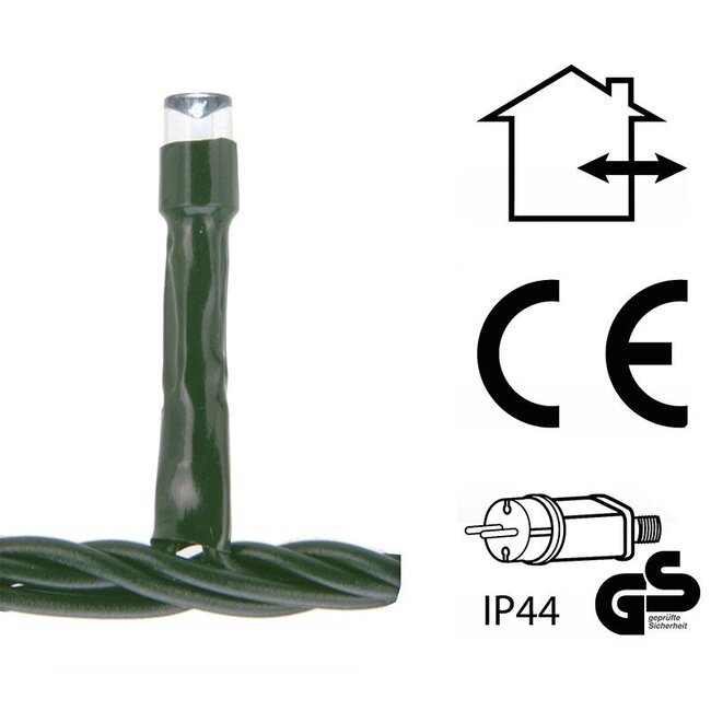 LED-Eiszapfen-Lichterkette - 90 LEDs, 3 m, Weiß