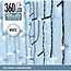 Icicle lighting - 360 LEDs - 12 meters - white