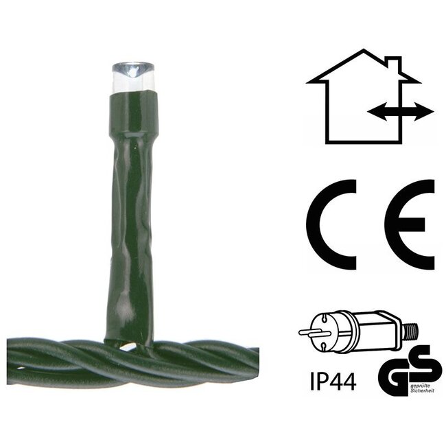 LED-Eiszapfen-Lichterkette - 180 LEDs, 6 m, Warmweiß