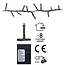 Micro Cluster 800 LED's  - 16 meter - wit - 8 functies + geheugen