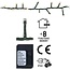 Micro Cluster LED String Lights 560 LEDs - 11 meters - extra warm white - 8 functions + memory