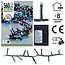 Micro Cluster LED String Lights - 560 LEDs -11 meters - multicolor - 8 functions + memory