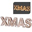 XMAS - houten letters - 38cm - 25 LED