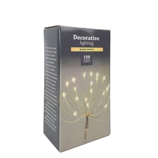 Fireworks LED-Lichterkette mit 6 Lichtclustern