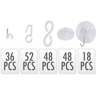 Mounting set for Christmas lights
