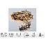 Micro Cluster LED String Lights 700 LEDs -14 meters - warm white - 8 functions + memory
