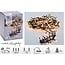 Micro-Cluster-LED-Lichterkette - 700 LEDs, 14 m, Warmweiß, 8 Lichtfunktionen und Speicher