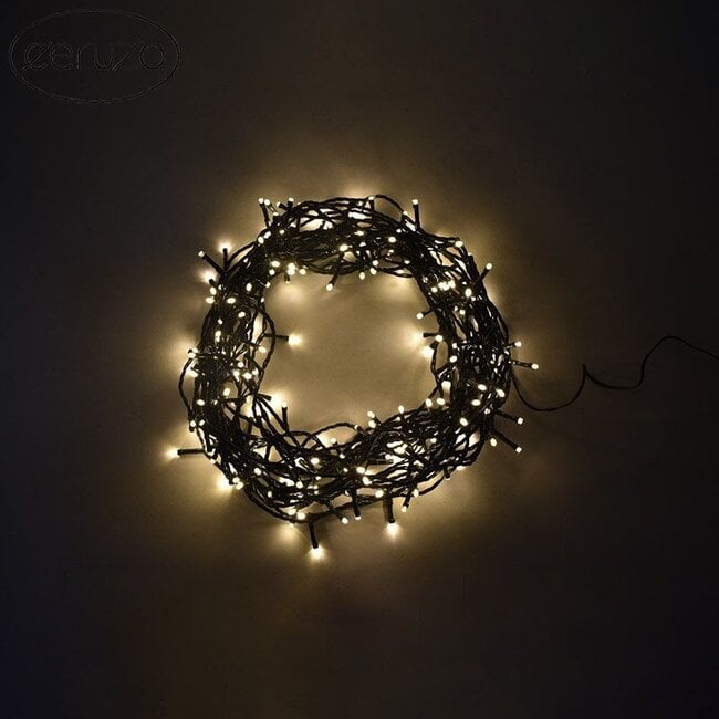 LED verlichting - 9 meter - 120 LED lampjes - warm wit - voor binnen en buiten