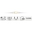 Cascadeverlichting met vuurvliegjeseffect - 100 led - warm wit