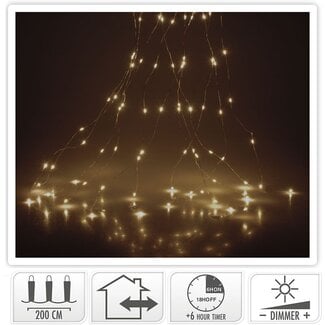 Kaskaden-Lichterkette - 200 LEDs