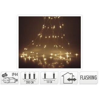Cascade lighting with firefly effect - 200 LED