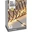 Soft-Wire-LED-Lichterkette - 320 LEDs - 24 m - Extrawarmweiß - Innen und außen - 8 Lichtfunktionen