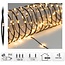 LED Verlichting 240 LED - 18 meter - extra warm wit - voor binnen en buiten - 8 Lichtfuncties - Soft Wire