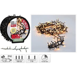 Micro Cluster LED String Lights with Reel - 500 LED - 10 meters