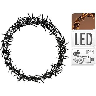 Christmas ring with lighting - 300 LED - Ø38 cm - extra warm white