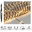 LED Verlichting 120 LED - 9 meter - extra warm wit - voor binnen en buiten - 8 Lichtfuncties - Soft Wire