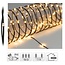 Soft Wire LED-Lichterkette für innen und außen - 120 LEDs, 9 m, Extrawarmweiß