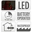 Happy Rentier XXL mit LED-Beleuchtung - 120 cm - Mit Timer - Für außen