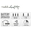 Microcluster-Lichterkette - 200 LEDs - 4 m - Three Tone Traditional - Batteriebetrieben - Lichtfunktionen, Memory-Funktion und Timer