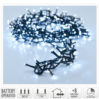 Micro-Cluster-LED-Lichterkette mit Batteriebox