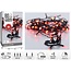 Christmas lights 80 LED - 6m - red - Timer - Light functions - Memory - Outside