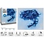 Christmas lights 320 LED - 24m - blue - Timer - Light functions - Memory - Outside